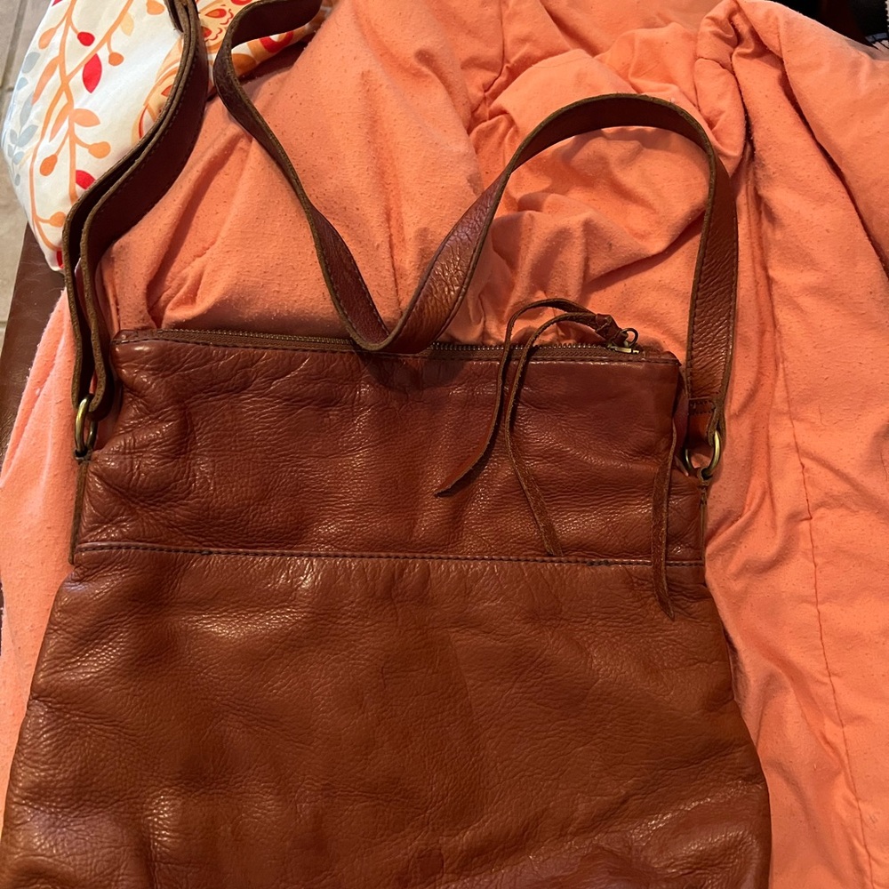 Margot Brown Leather Shoulder Bag